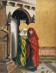 Joachim et Anne à la Porte Dorée, c.1437-40